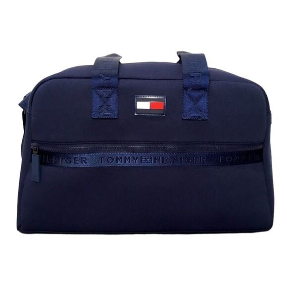 Tommy Hilfiger Handbags - Tommy Hilfiger Navy neoprene weekender Bag NWT